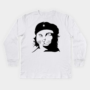 Le Chat Guevara Kids Long Sleeve T-Shirt